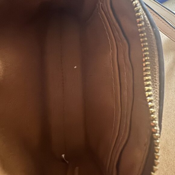 Corner Zip Wristlet In Signature Canvas With Stripe - Picture 2 of 3